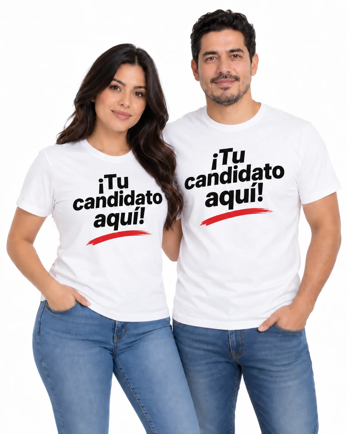 Playeras impresas para campañas políticas